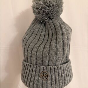 Michael Kors Gray Knit Beanie